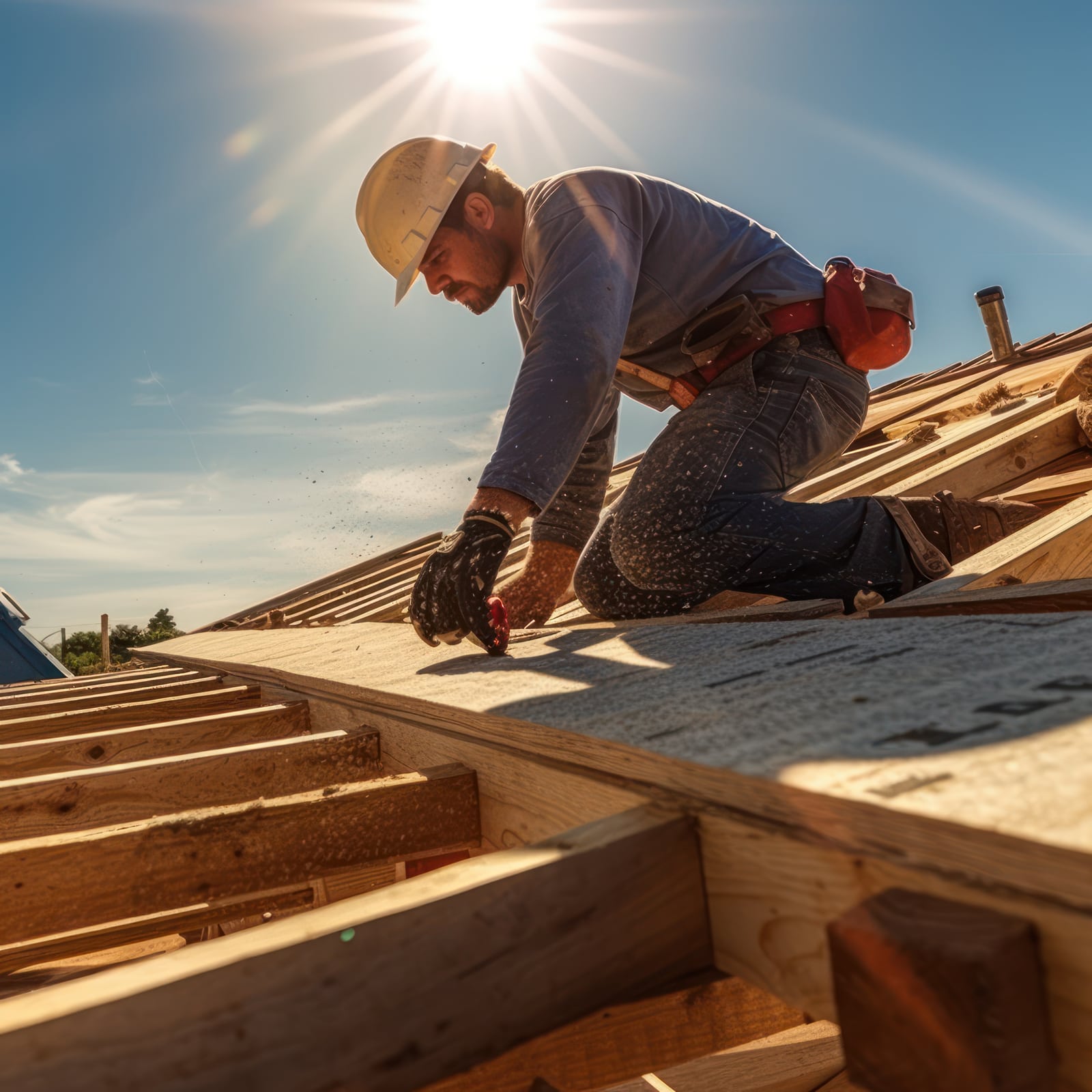 Roof replacement in a residential roofing context