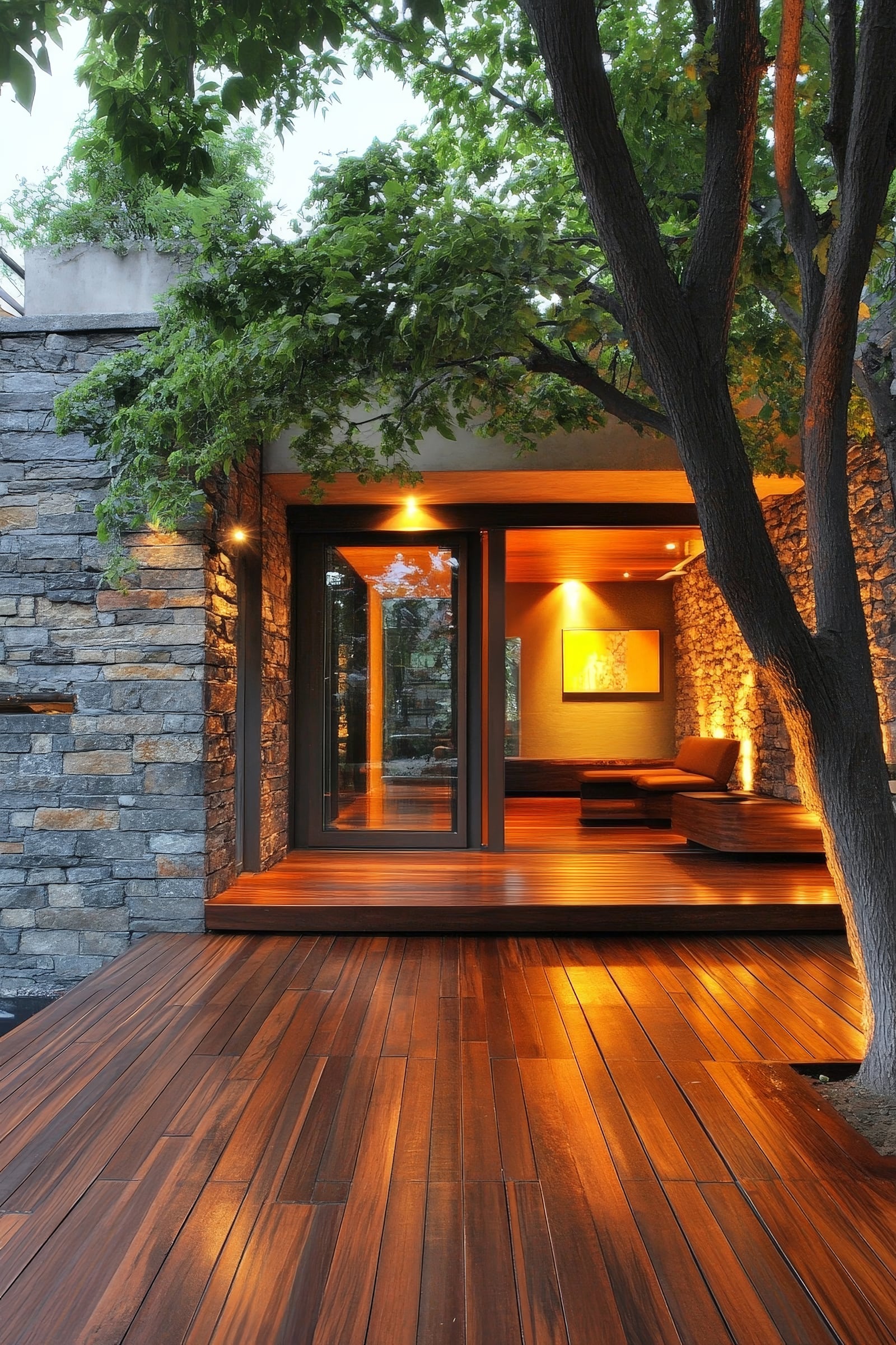 Residential deck representing outdoor living possibilities