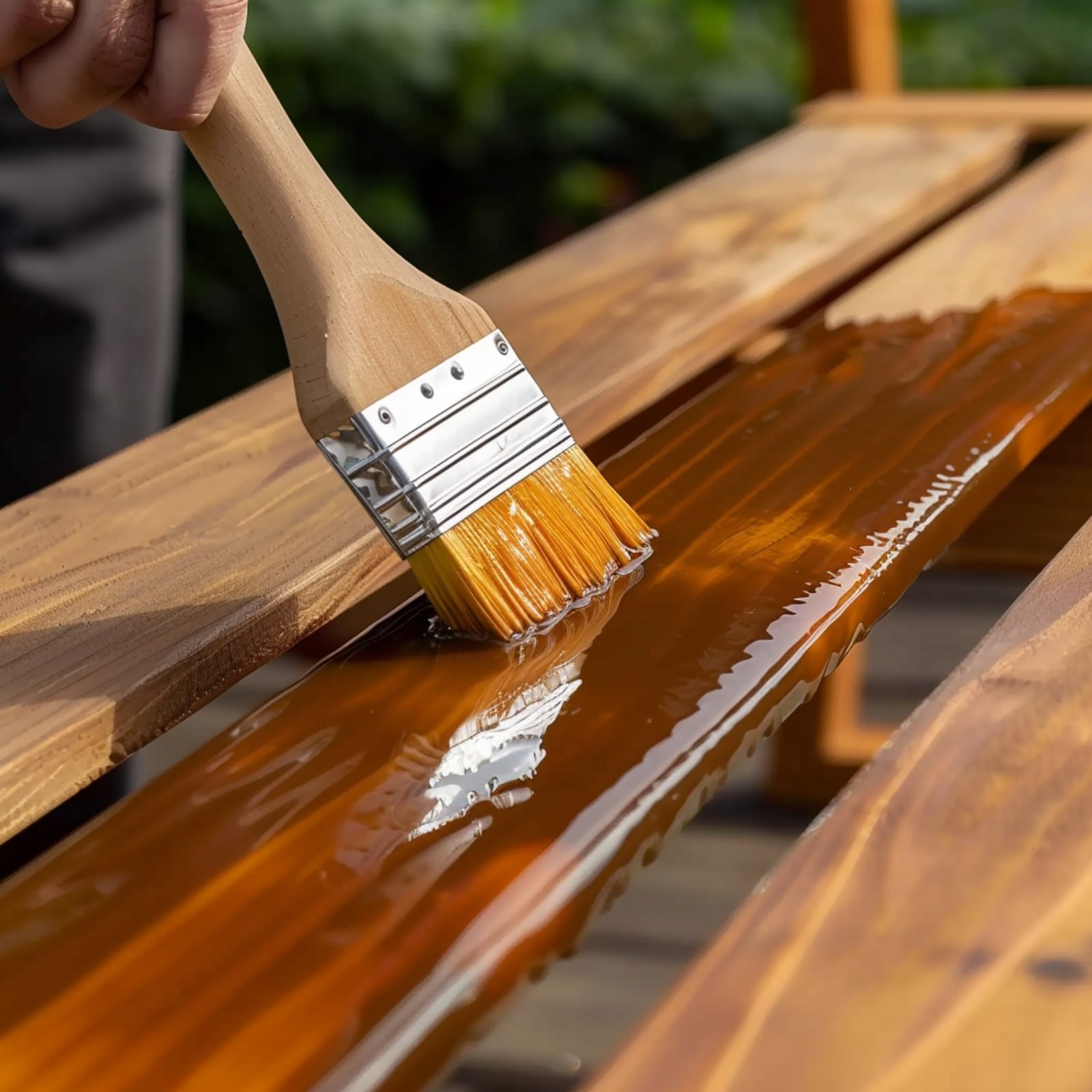 Deck updates & improvements in a residential outdoor setting