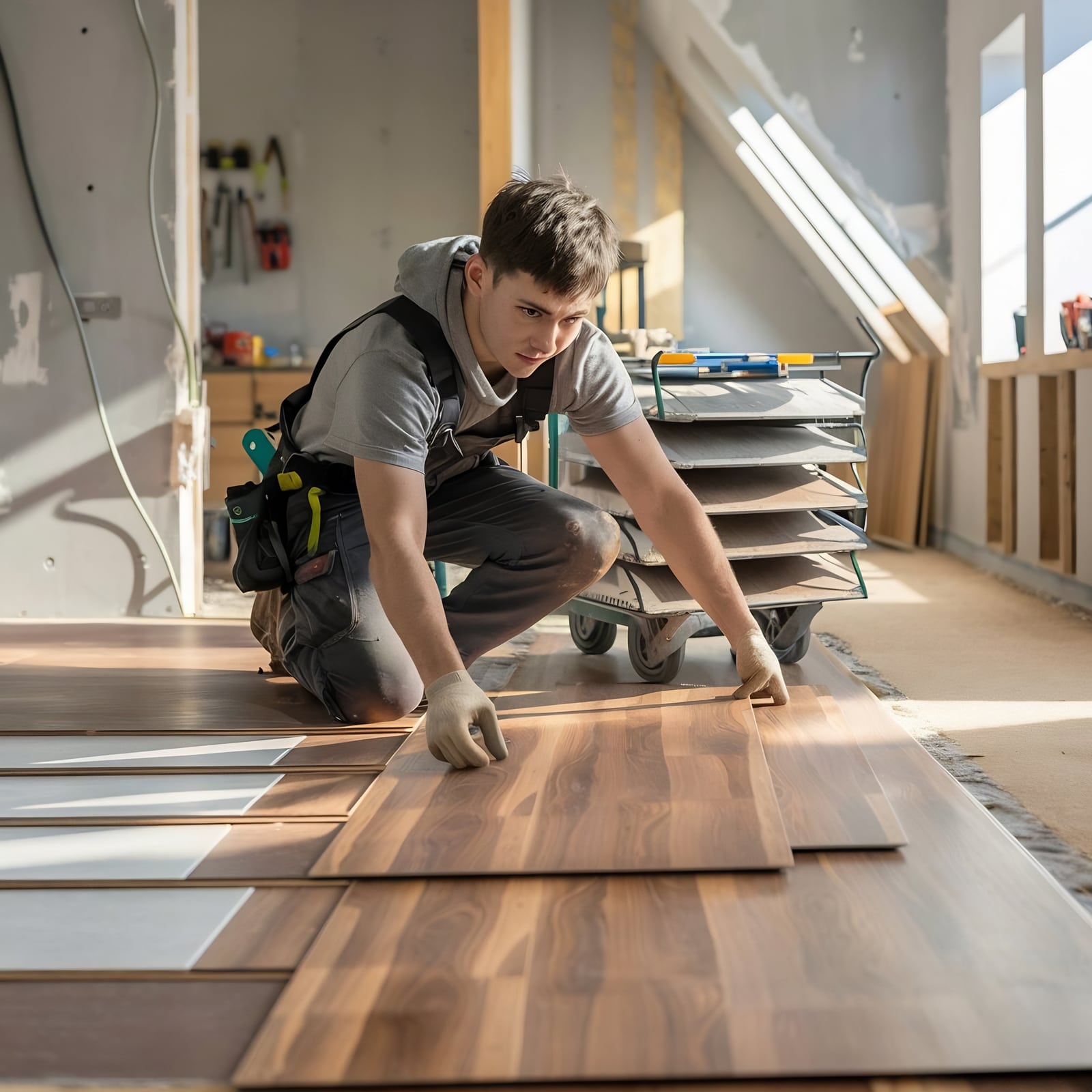 Room-specific improvements in a residential interior